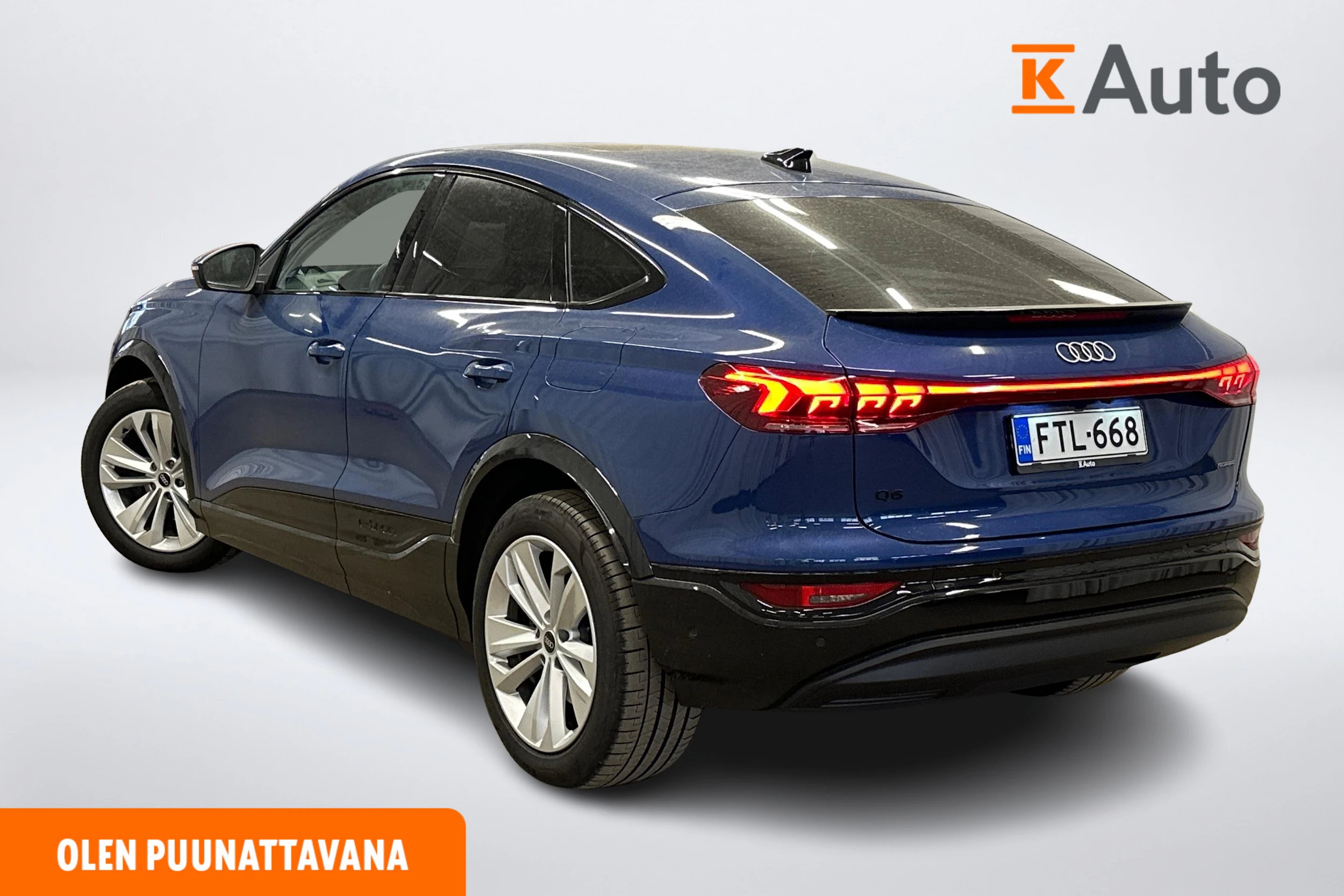 sininen Audi Q6 e-tron 2025 kuva 2.