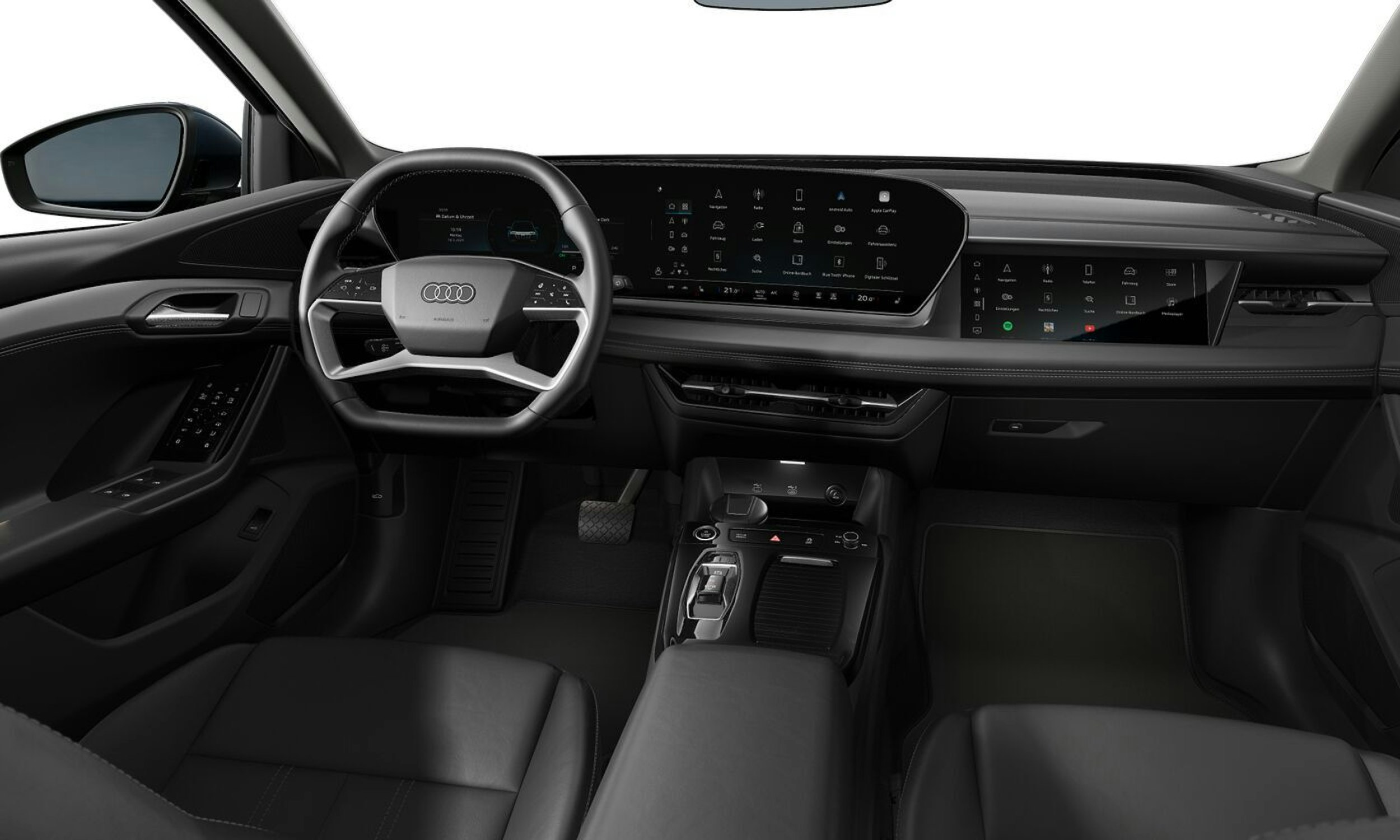 sininen Audi Q6 e-tron 2025 kuva 5.
