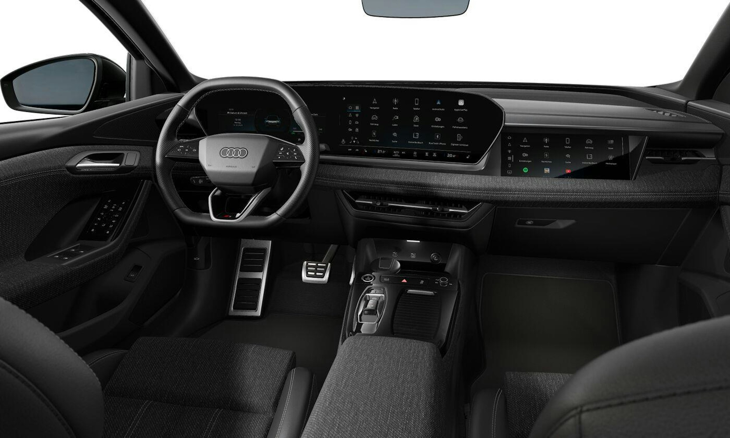 valkoinen Audi Q6 e-tron 2025 kuva 6.