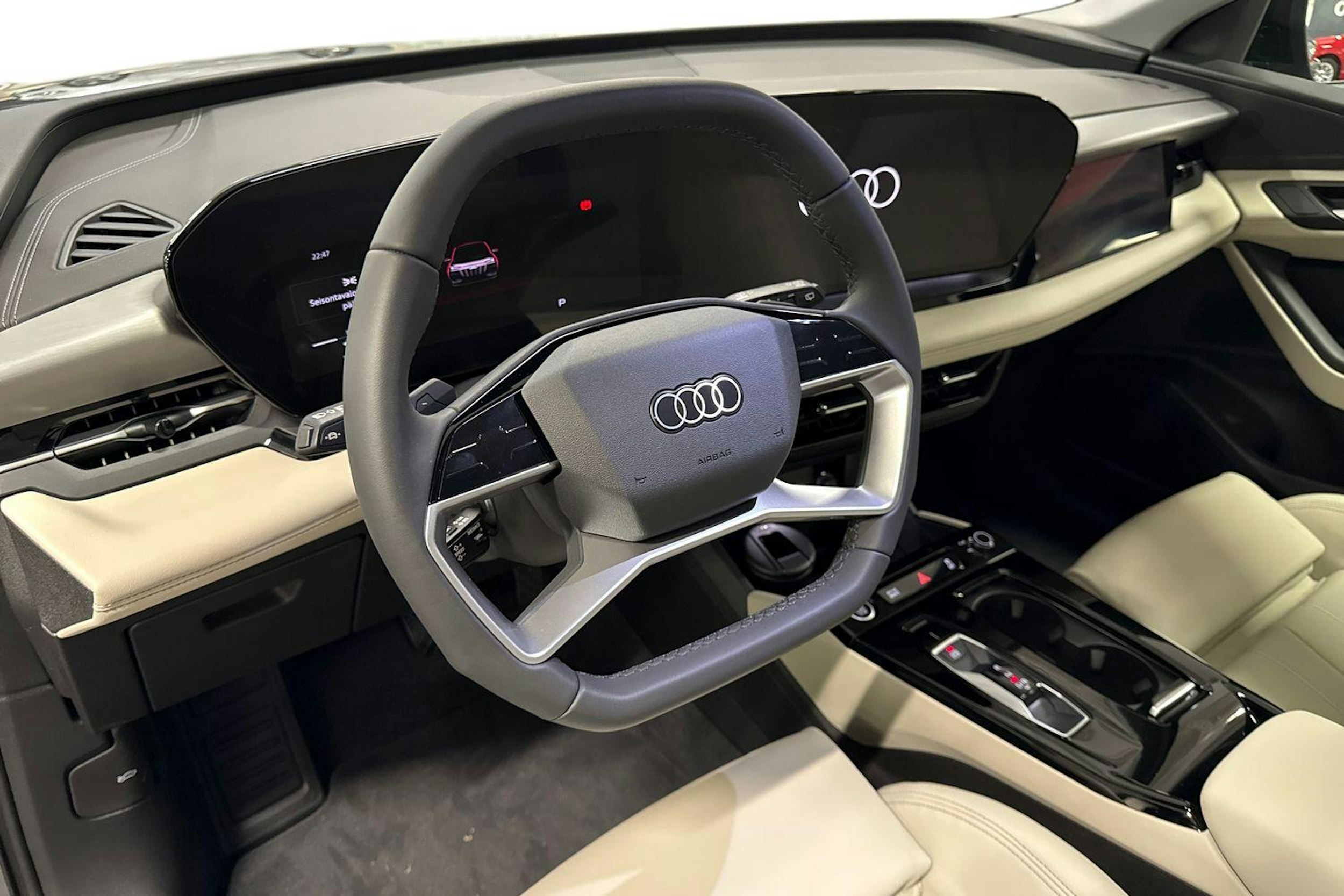 met. harmaa Audi Q6 e-tron 2025 kuva 6.