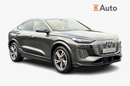 harmaa Audi Q6 e-tron 2025 kuva 1.