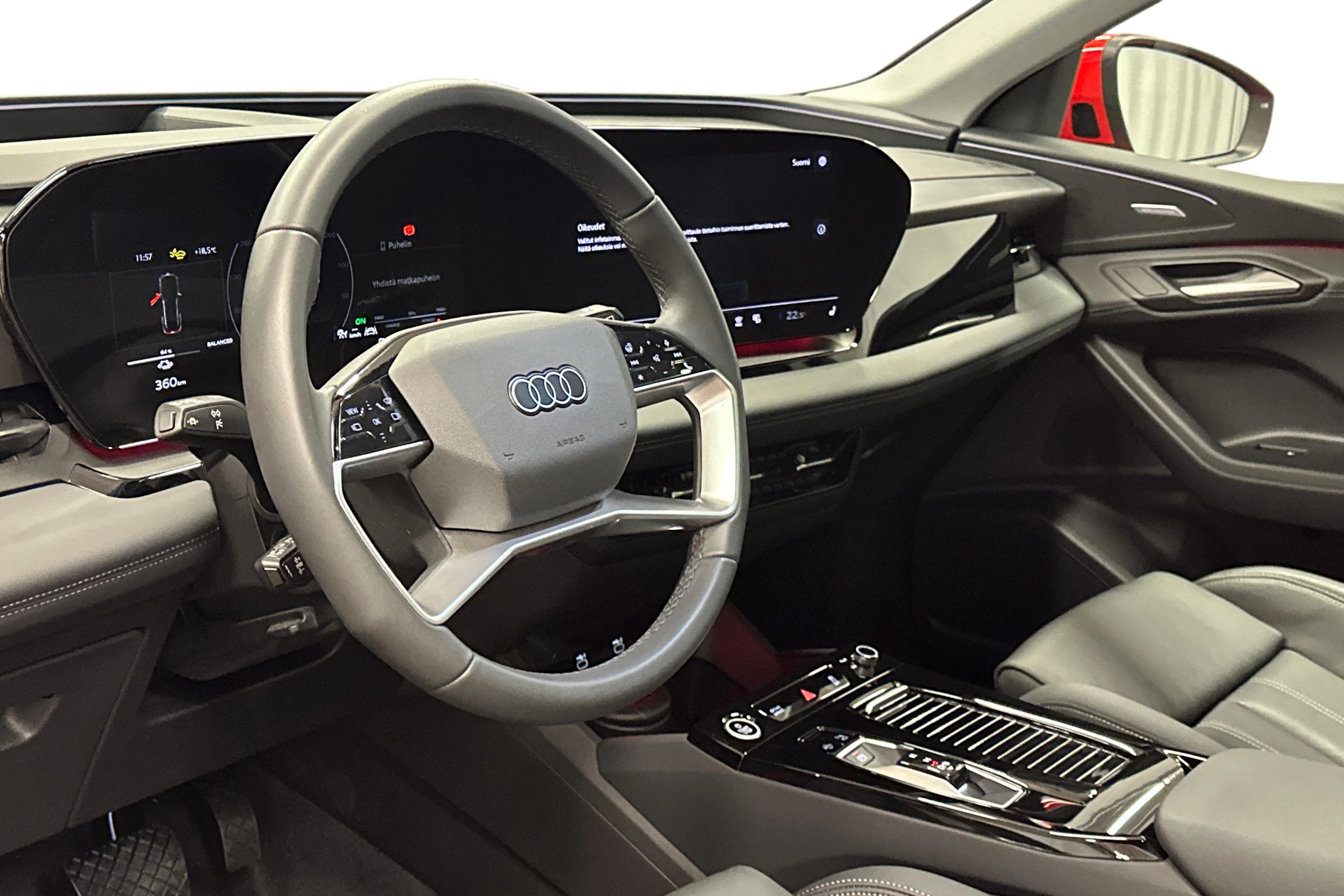 punainen Audi Q6 e-tron 2025 kuva 6.
