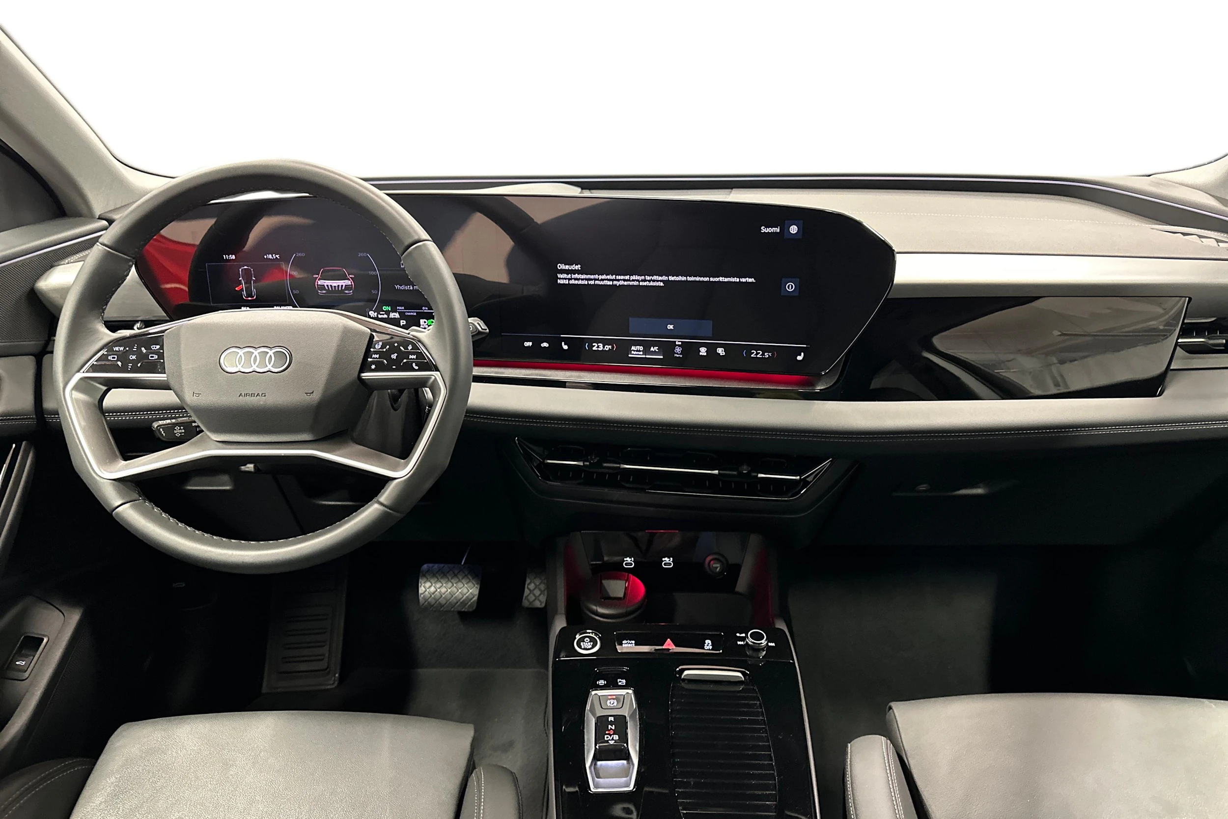 punainen Audi Q6 e-tron 2025 kuva 7.