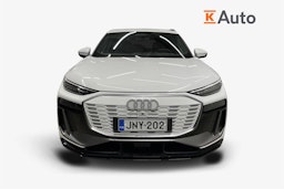 valkoinen Audi Q6 e-tron 2025 kuva 4.