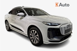 valkoinen Audi Q6 e-tron 2025 kuva 1.