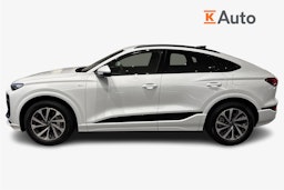 valkoinen Audi Q6 e-tron 2025 kuva 5.