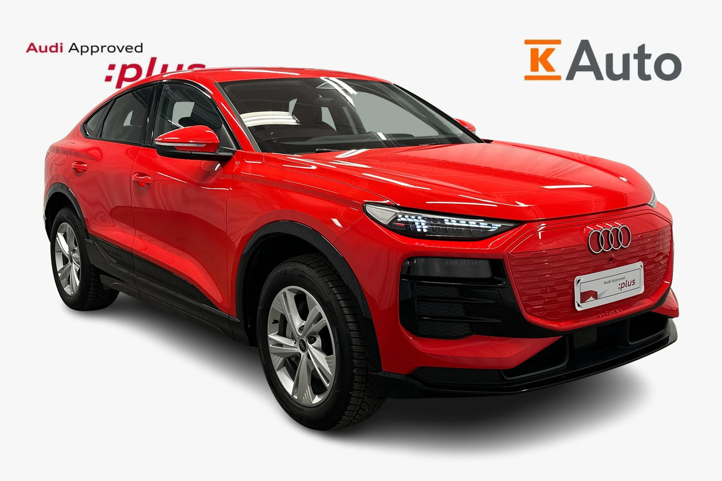 punainen Audi Q6 e-tron 2025 kuva 1.