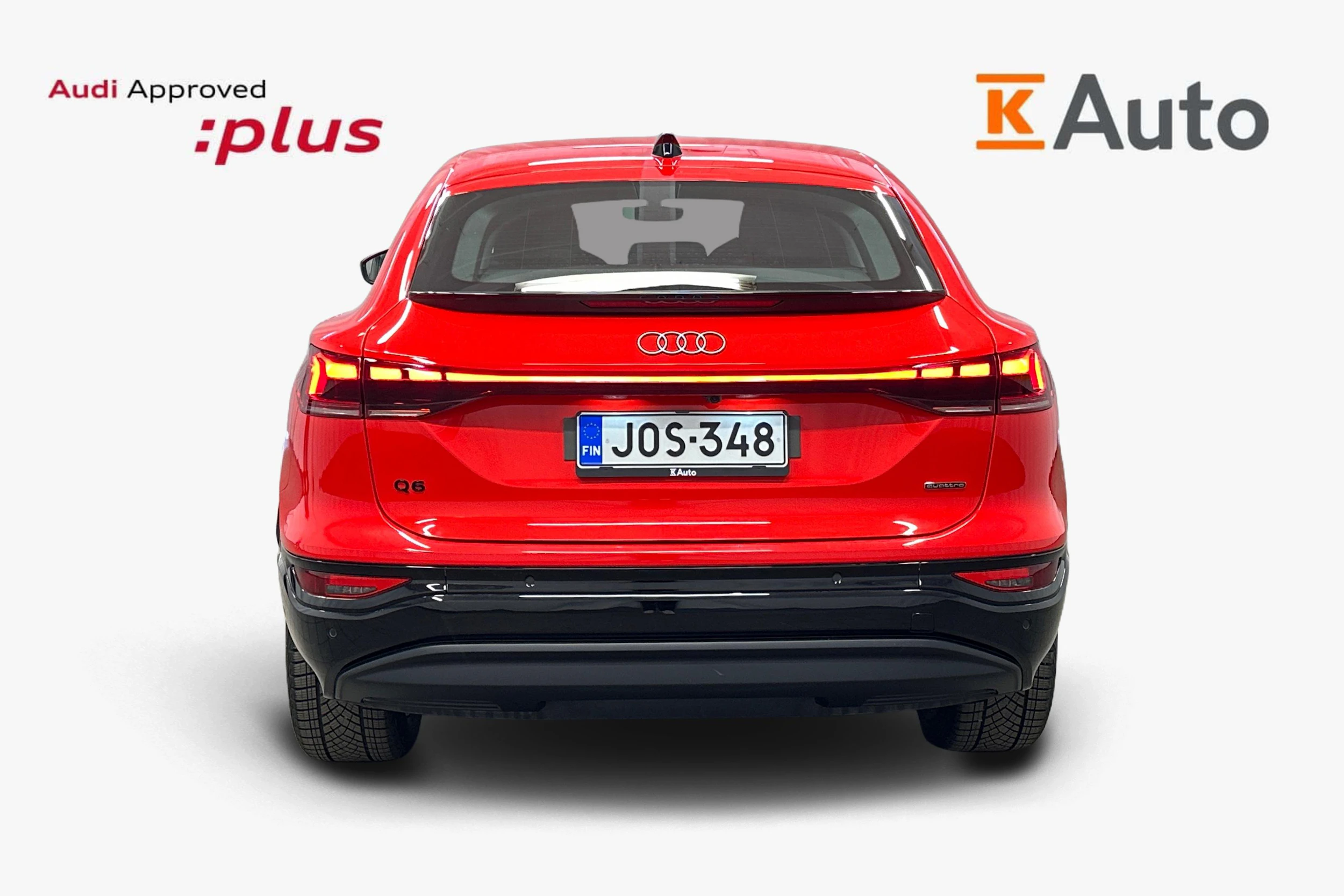 punainen Audi Q6 e-tron 2025 kuva 3.