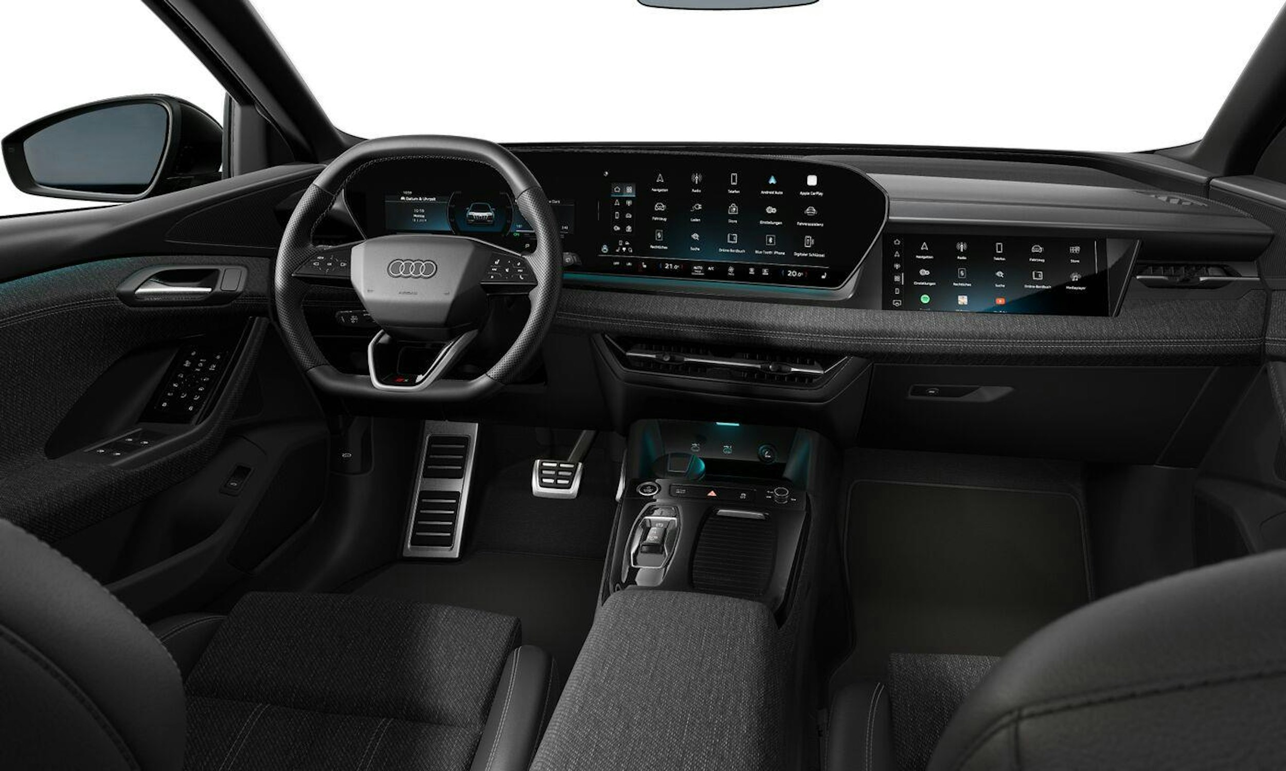 musta Audi Q6 e-tron 2025 kuva 6.
