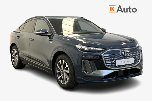 Audi Q6 e-tron Sportback quattro S LINE I SPORTNAHKAVERHOILU I ILMAJOUSITUS I MATRIX LED I VETOKOUKKU I 0.99% KORKO