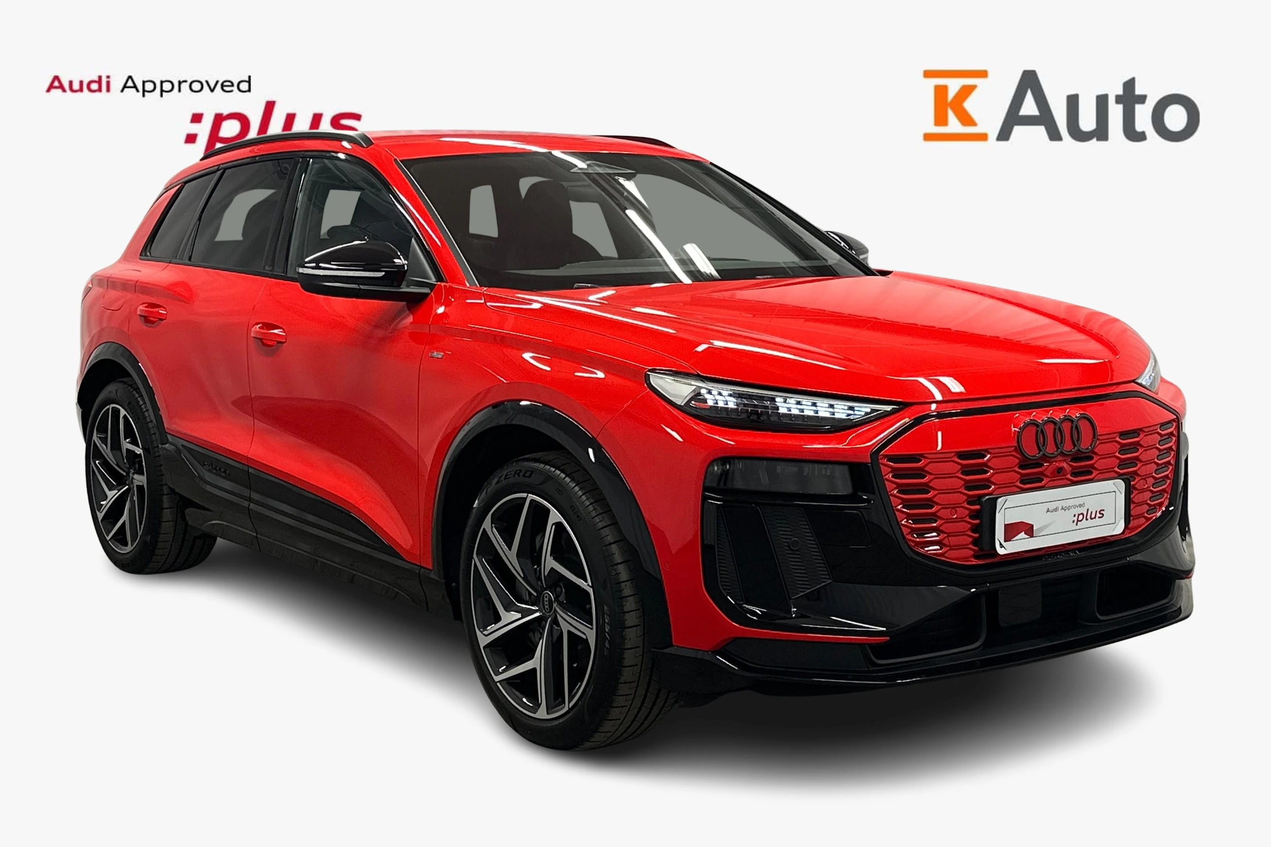 punainen Audi Q6 e-tron 2025 kuva 1.
