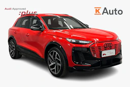 punainen Audi Q6 e-tron 2025 kuva 1.