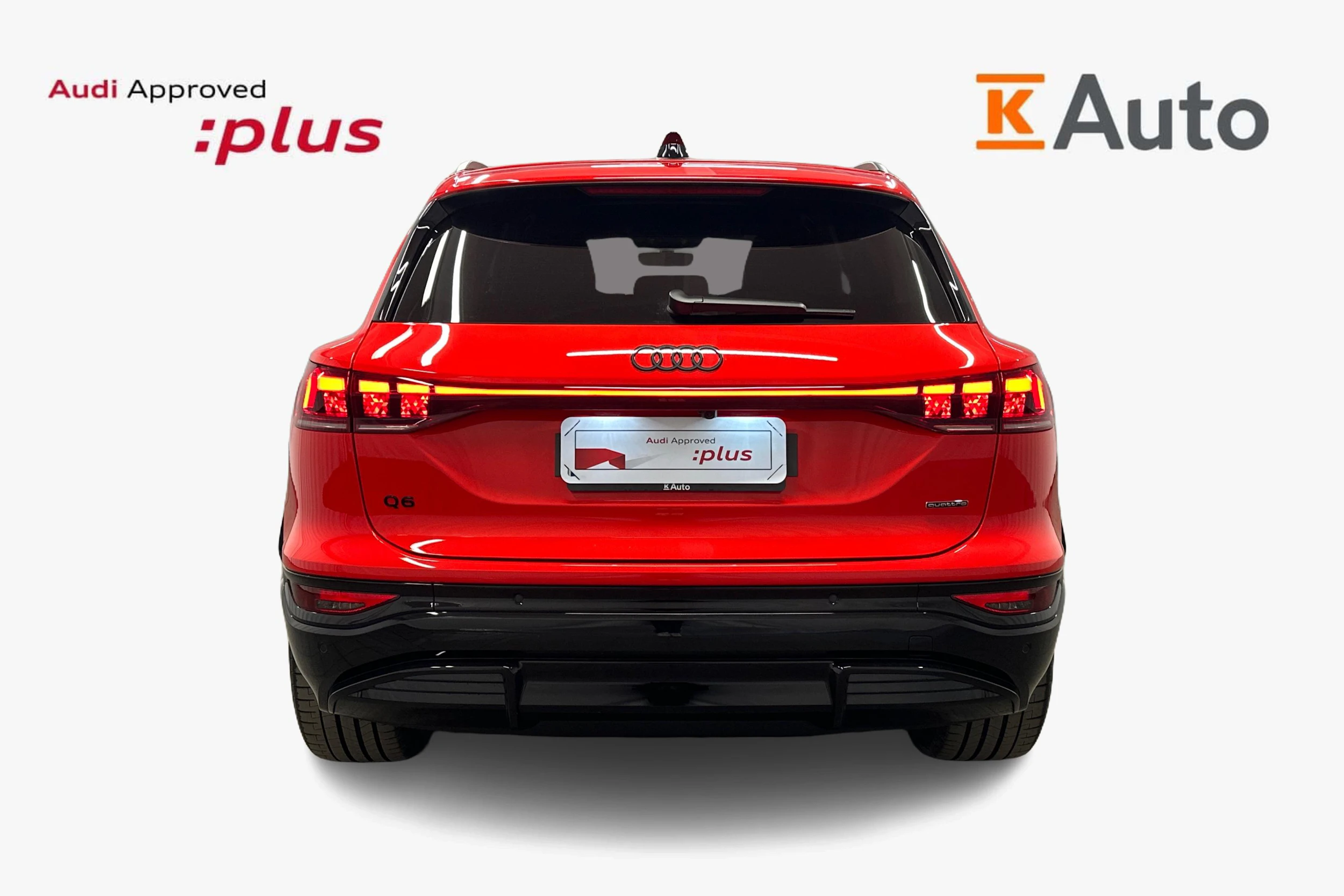 punainen Audi Q6 e-tron 2025 kuva 3.