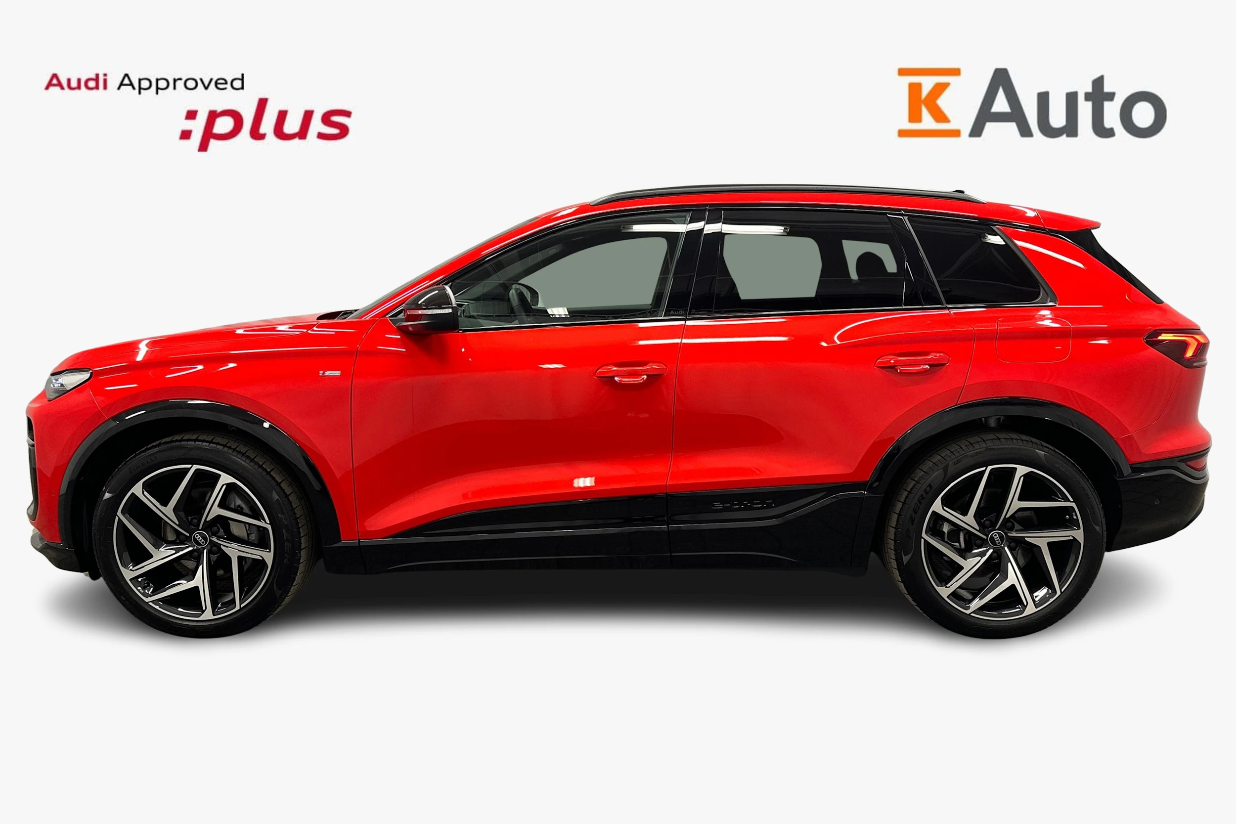 punainen Audi Q6 e-tron 2025 kuva 5.