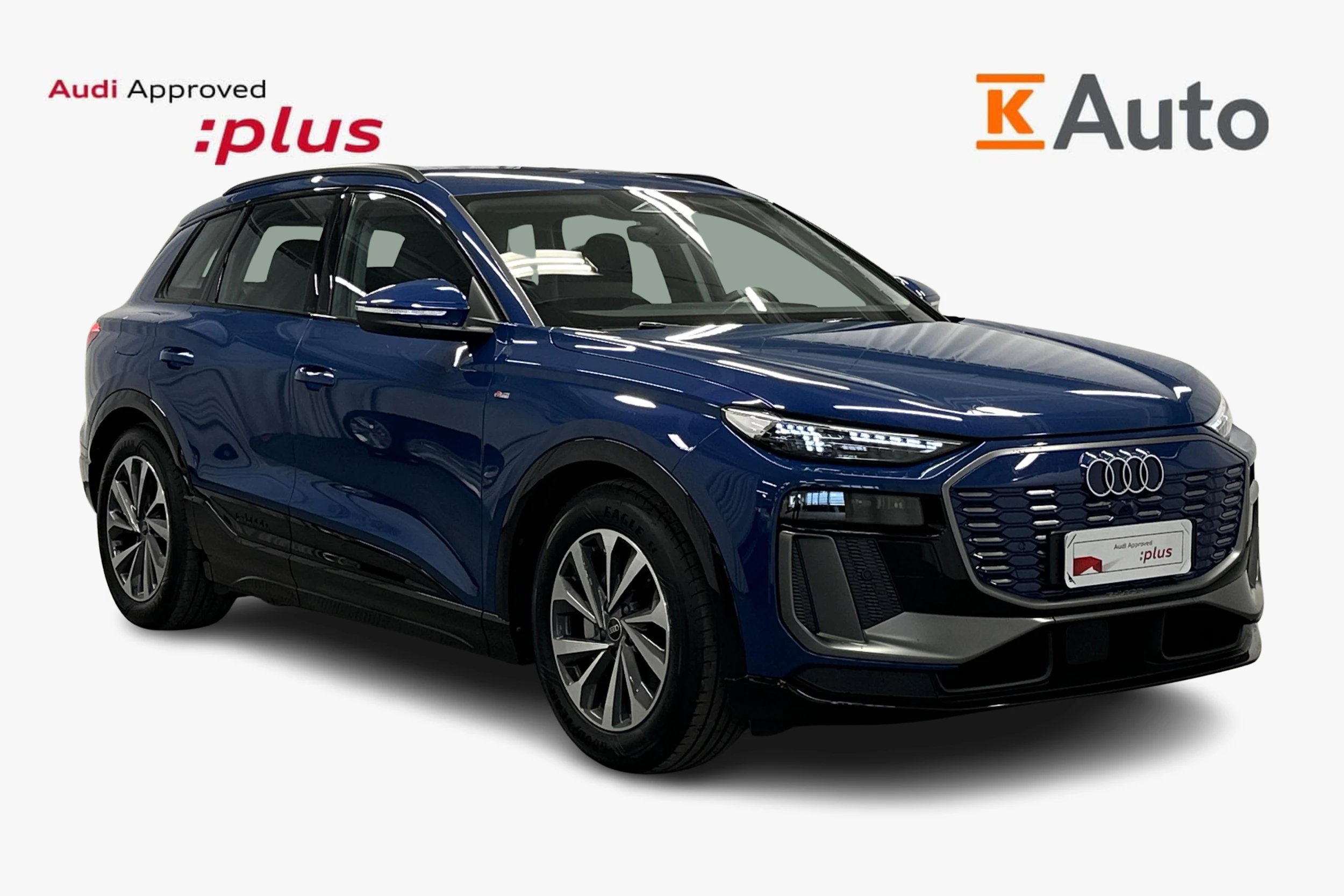 sininen Audi Q6 e-tron 2025 kuva 1.