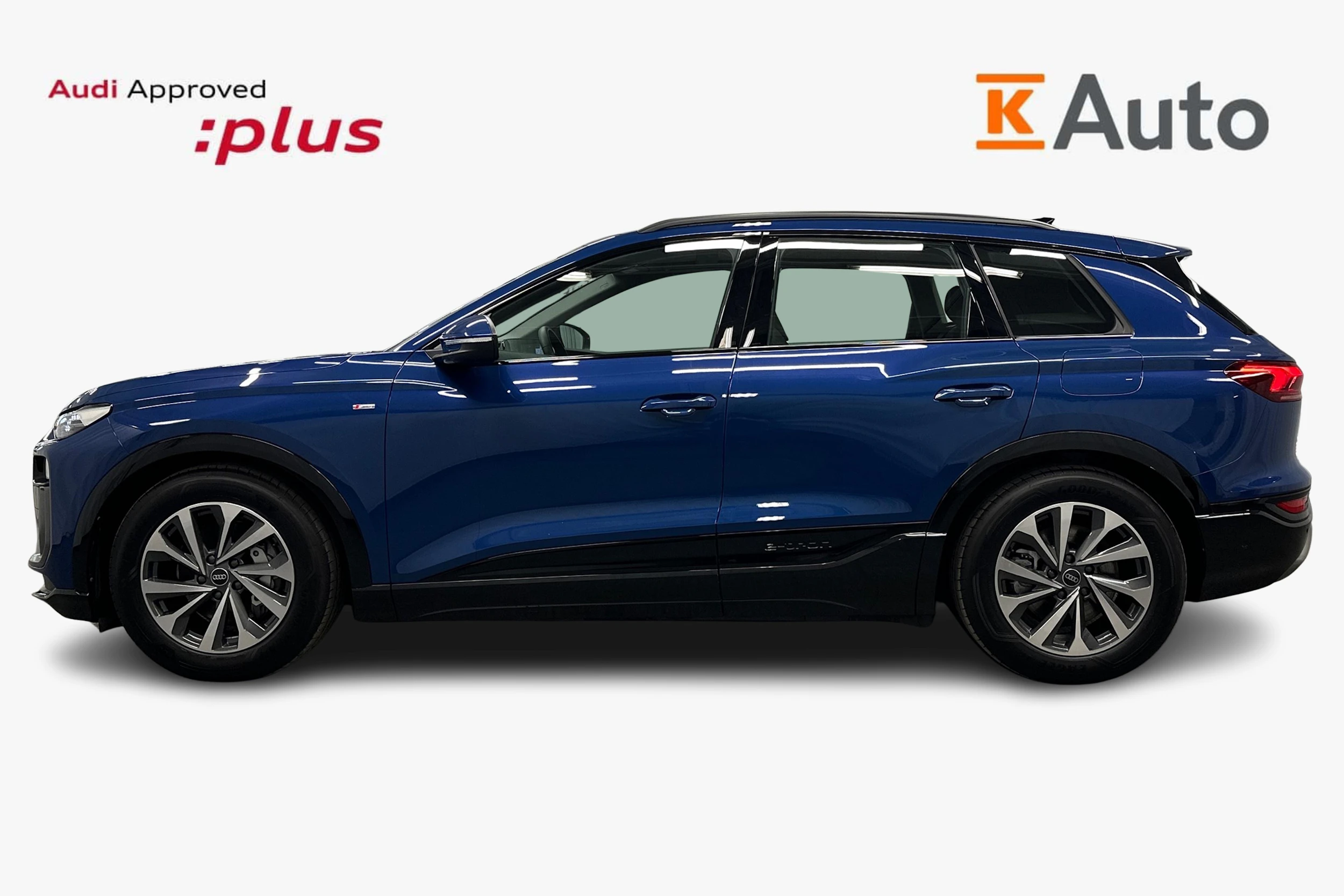sininen Audi Q6 e-tron 2025 kuva 5.