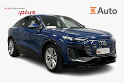 sininen Audi Q6 e-tron 2025 kuva 1.