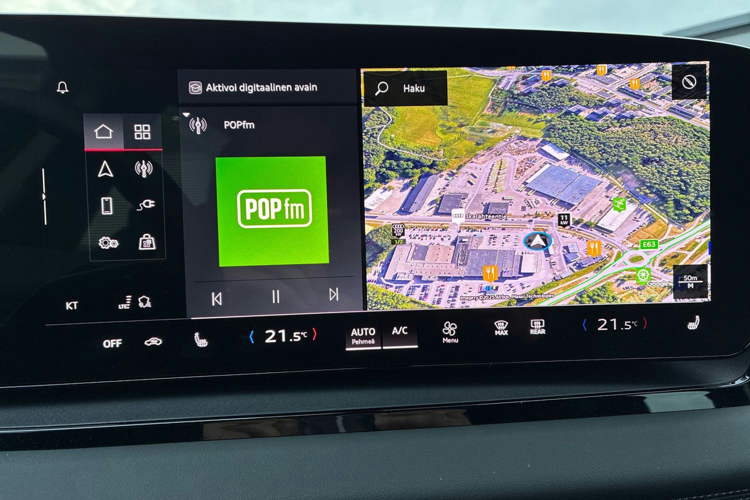 harmaa Audi Q6 e-tron 2025 kuva 22.