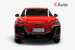 punainen Audi Q6 e-tron 2025 kuva 4.