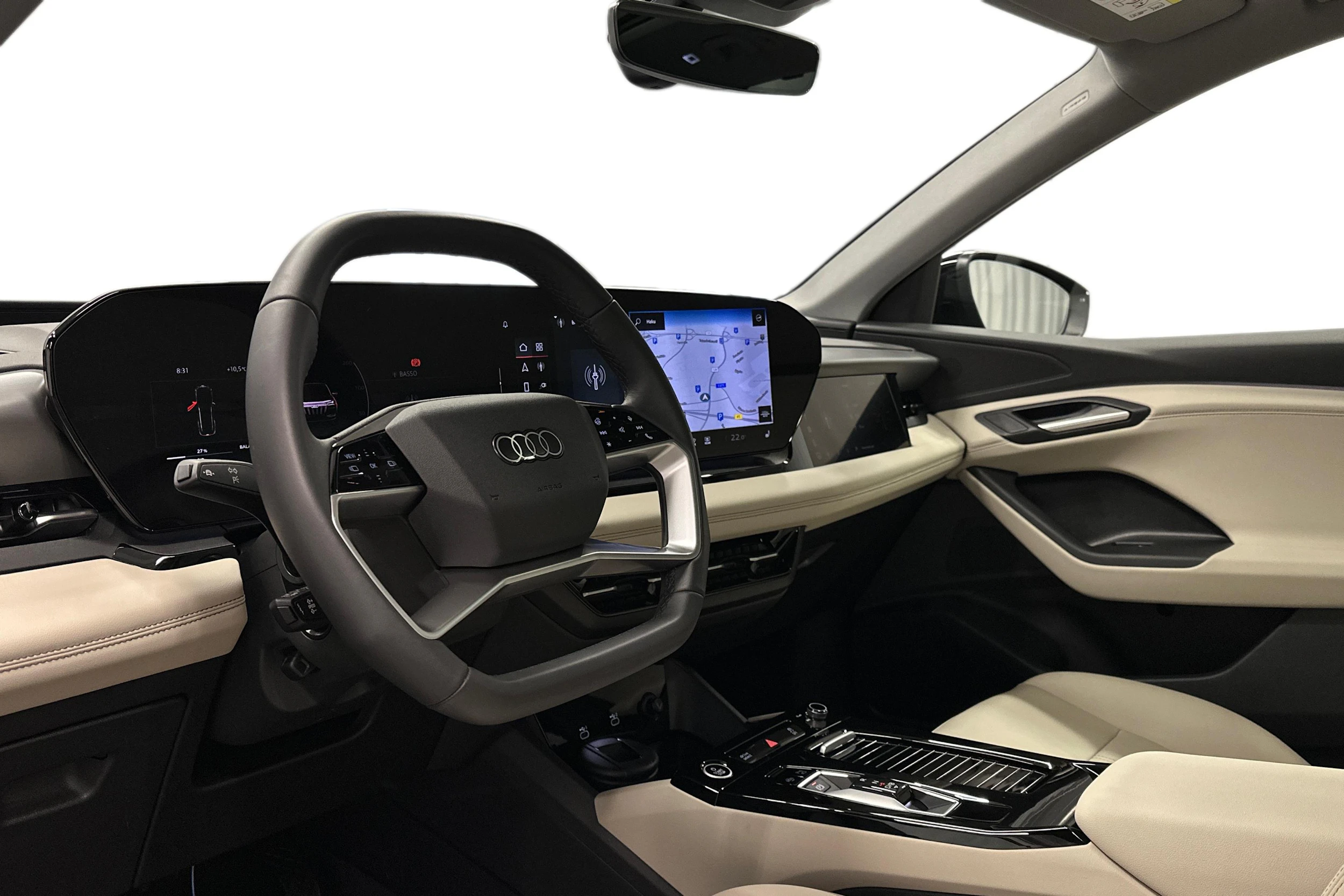 musta Audi Q6 e-tron 2025 kuva 6.