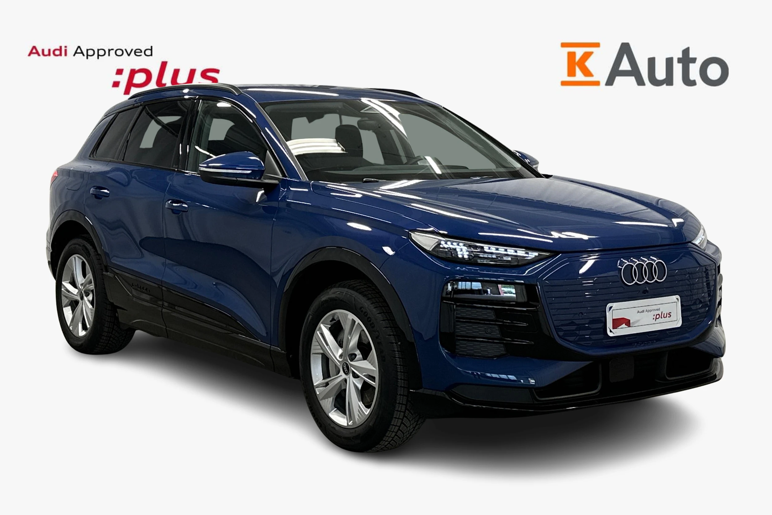 sininen Audi Q6 e-tron 2025 kuva 1.