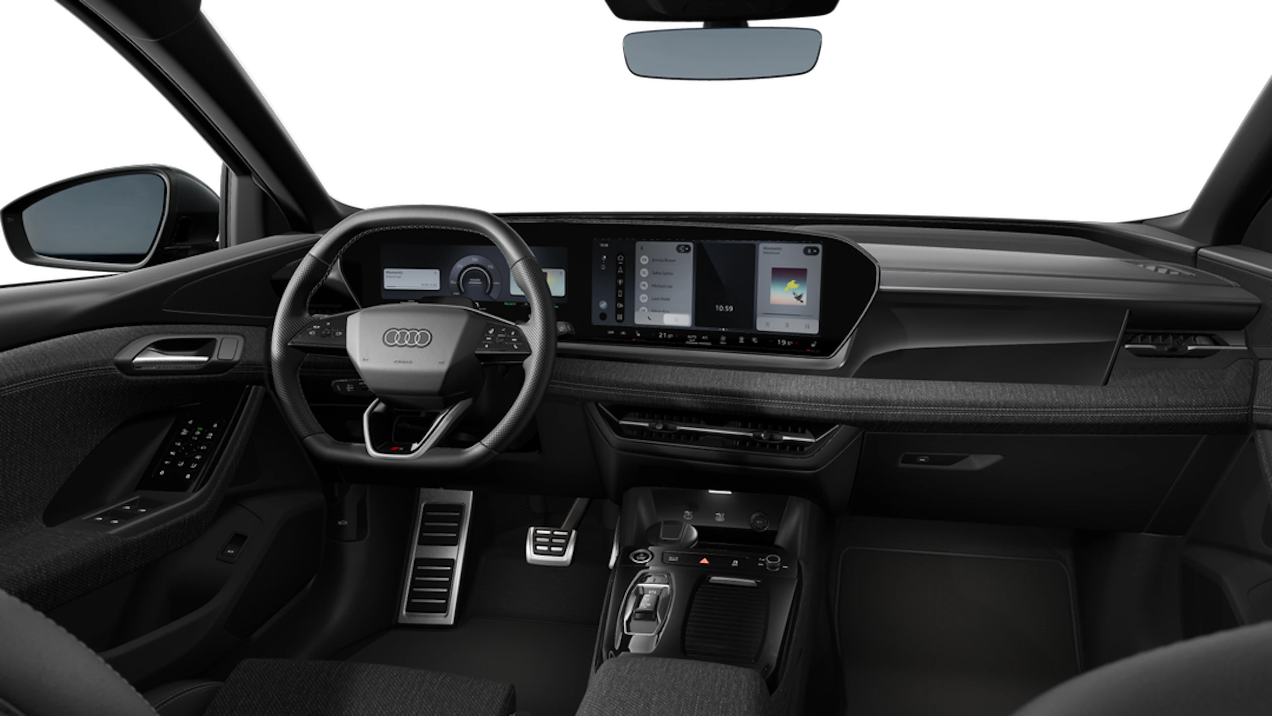 Daytona-harmaa, helmiäisväri Audi Q6 e-tron 2026 kuva 7.