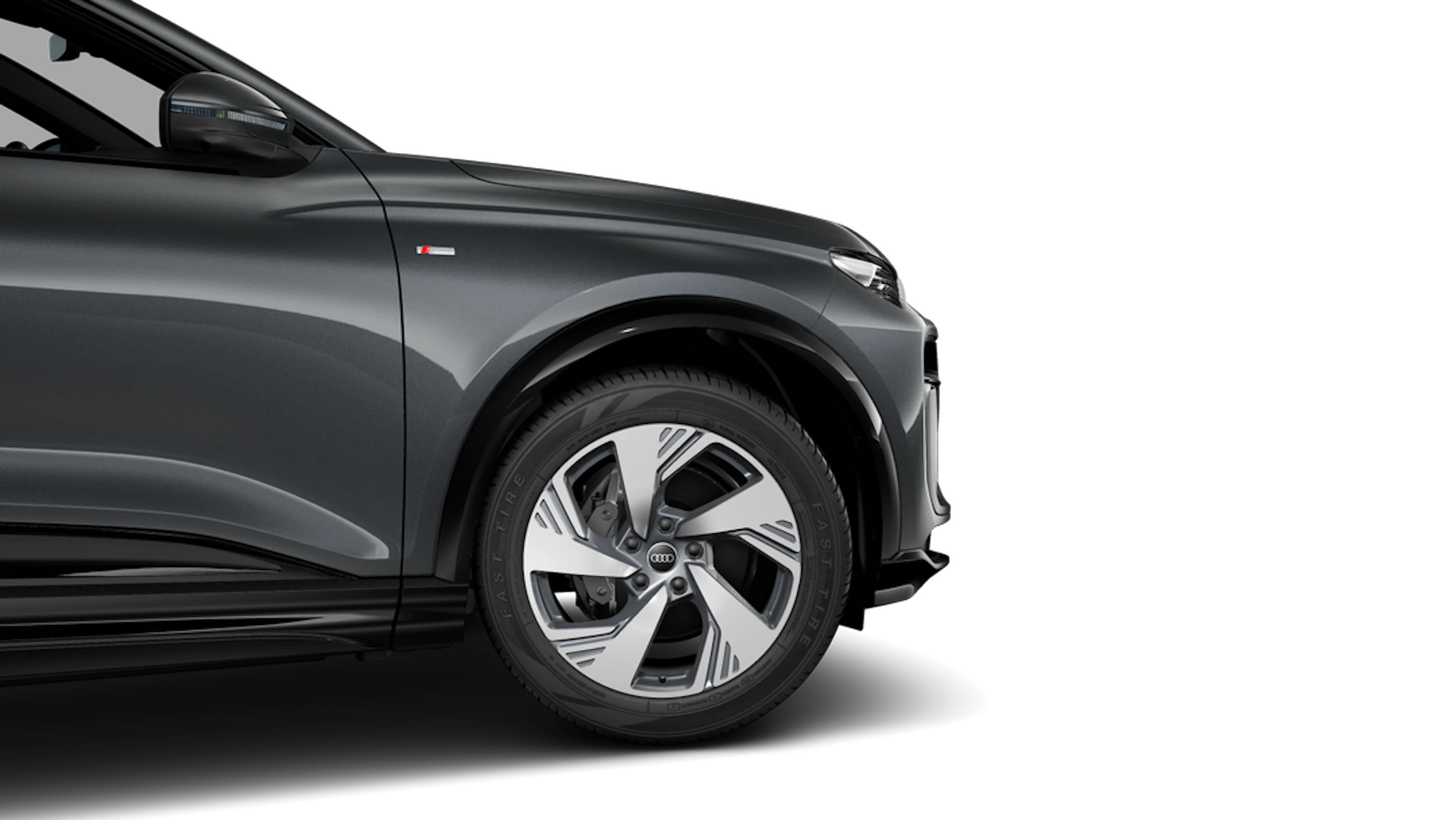 Daytona-harmaa, helmiäisväri Audi Q6 e-tron 2026 kuva 10.