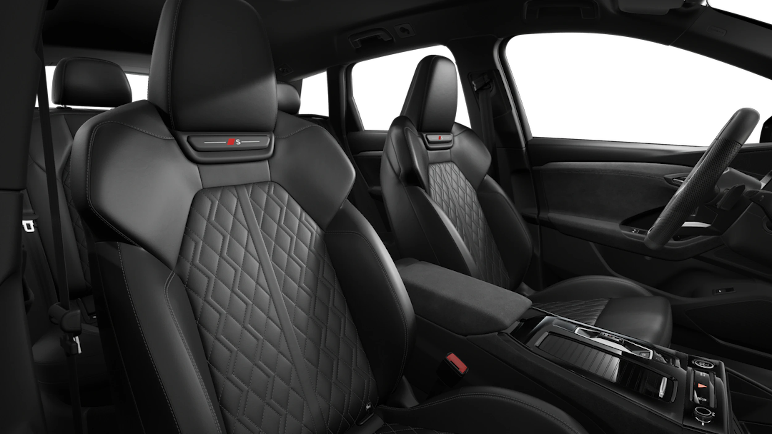 Mythos-musta, metalliväri Audi Q6 e-tron 2026 kuva 8.
