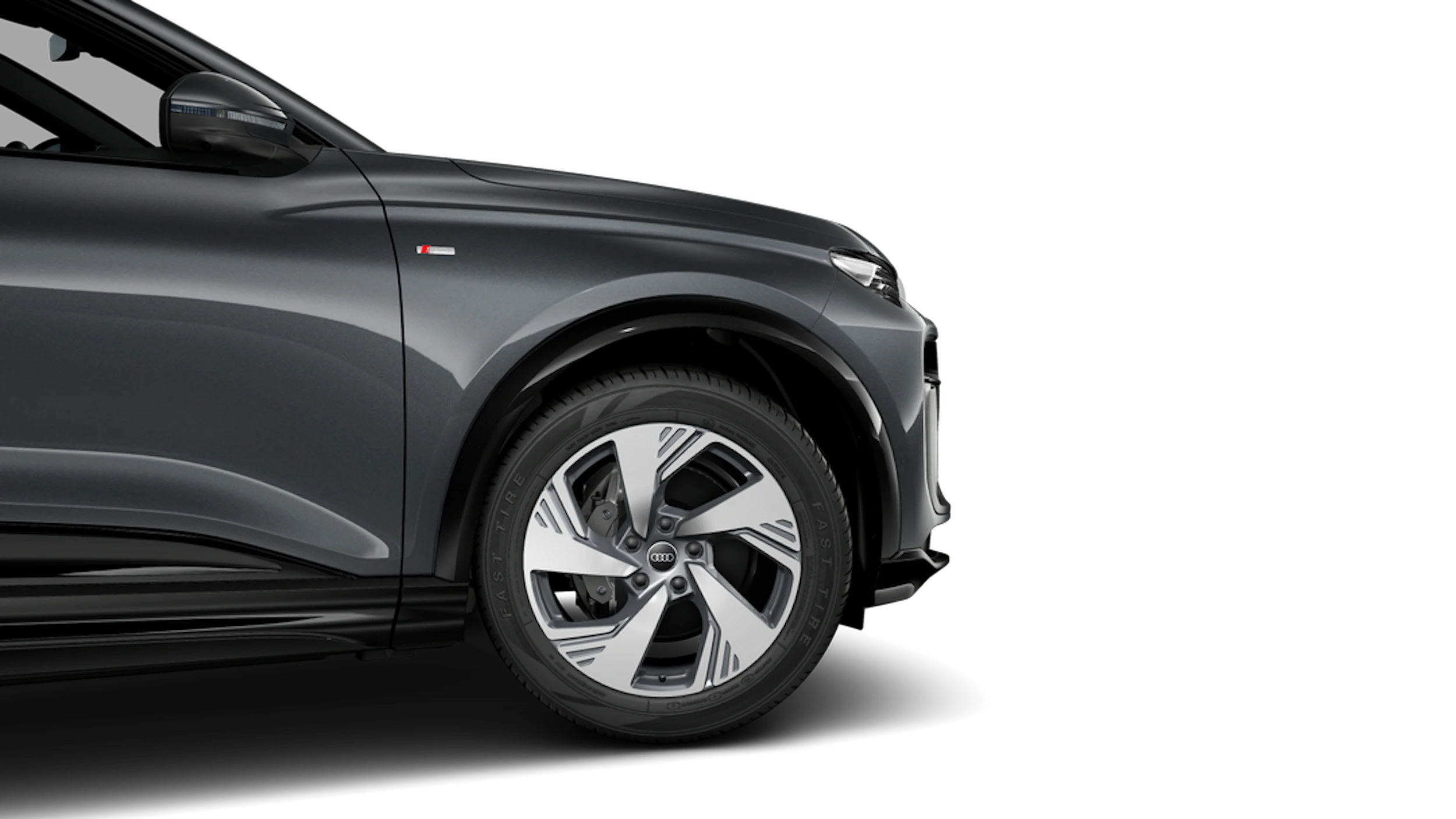 Daytona-harmaa, helmiäisväri Audi Q6 e-tron 2026 kuva 10.
