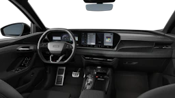 Mythos-musta, metalliväri Audi Q6 e-tron 2026 kuva 7.