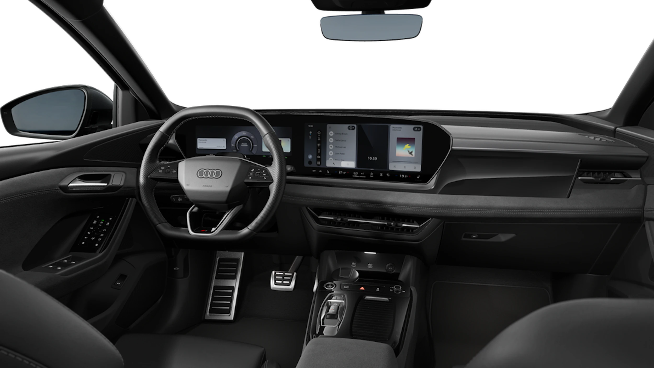Daytona-harmaa, helmiäisväri Audi Q6 e-tron 2026 kuva 7.