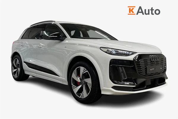 Audi Q6 e-tron e-tron quattro S line Plus | Musta Optiikka Plus | Ilmajousitus | Vetokoukku | Matrix LED