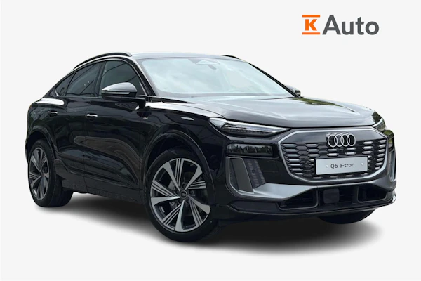 Audi Q6 e-tron Sportback e-tron quattro S line I S line nahkasisusta I Vetokoukku I Matrix LED I Ilmajousitus