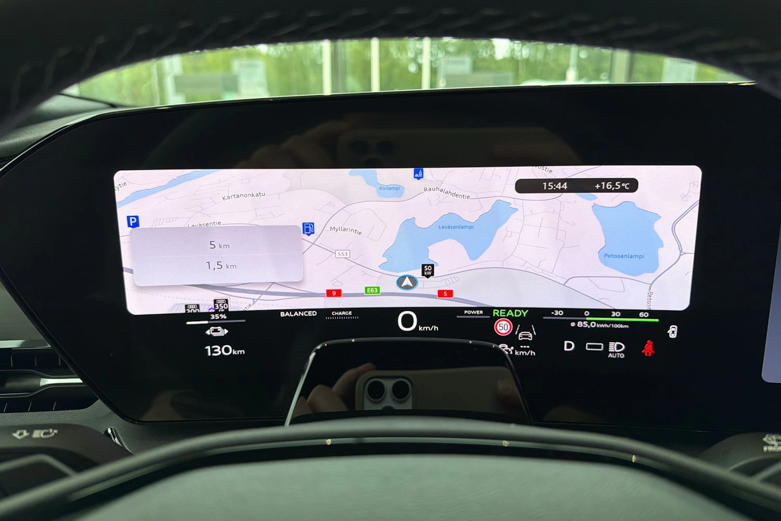 musta Audi Q6 e-tron 2026 kuva 11.