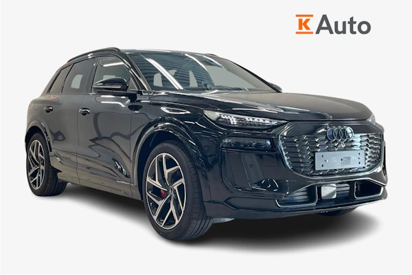 Audi Q6 e-tron quattro S line Plus | Musta Optiikka | Nahkaverhoilu | HUD | B&O Sound System | Vetokoukku