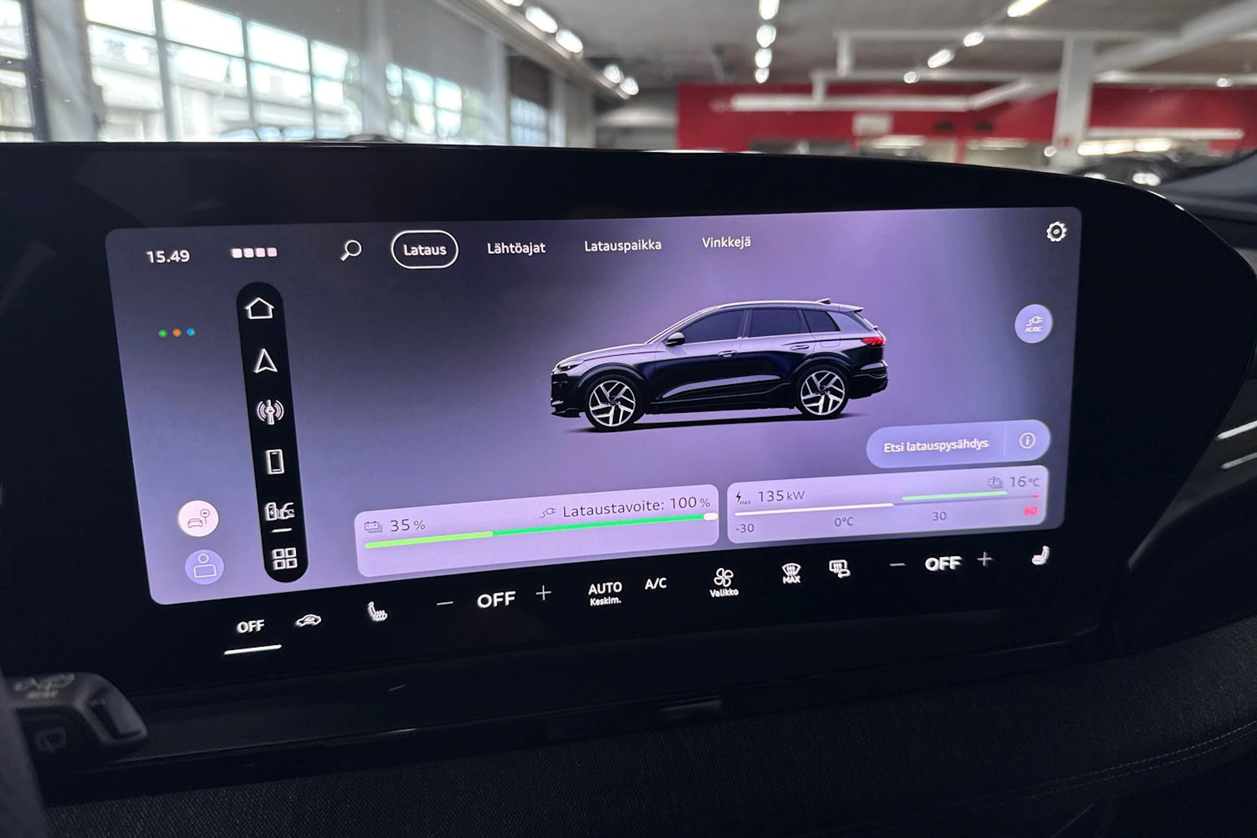 met. musta Audi Q6 e-tron 2026 kuva 26.