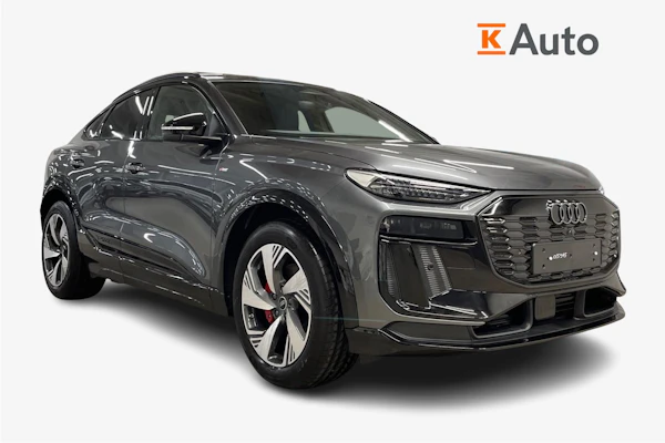 Audi Q6 e-tron Sportback e-tron quattro S line Plus | Ilmajousitus | Matrix LED | Vetokoukku | Musta Optiikka Pro