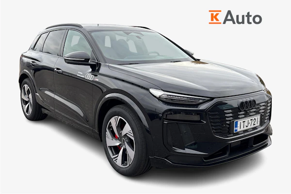 Audi Q6 e-tron quattro S line Plus | Urheiluistuimet Plus | Musta Optiikka Pro | Integroitu kojelautakamera