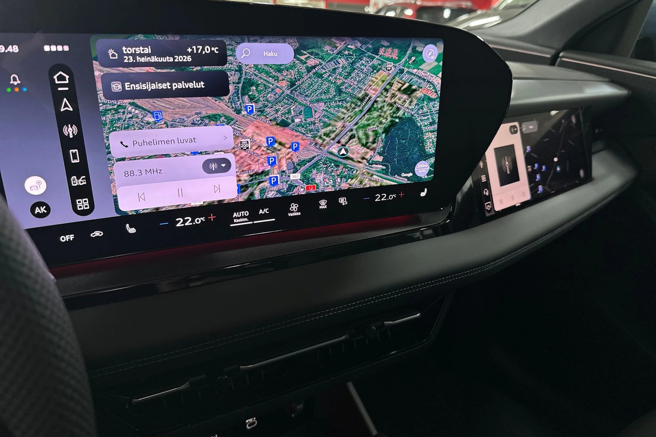 plasma sininen Audi Q6 e-tron 2026 kuva 23.