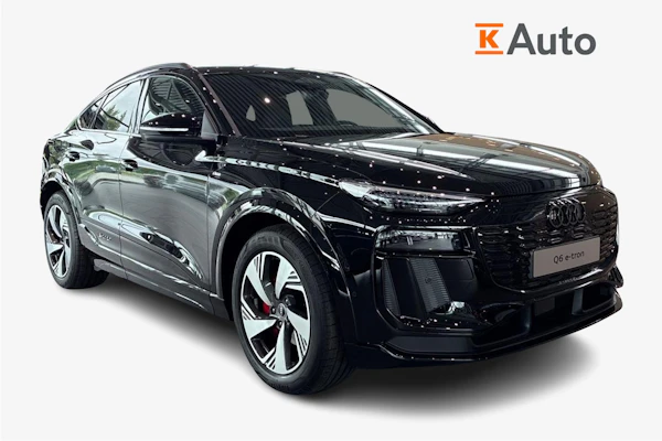 Audi Q6 e-tron Sportback e-tron quattro S line | Musta Optiikka Pro | Vetokoukku | Ilmajousitus