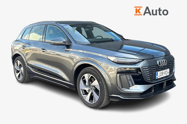 Audi Q6 e-tron quattro S line I Ilmajousitus I Matrix I Sähkösäätöiset etuistuimet I 360 kamerta I kahdet renkaat