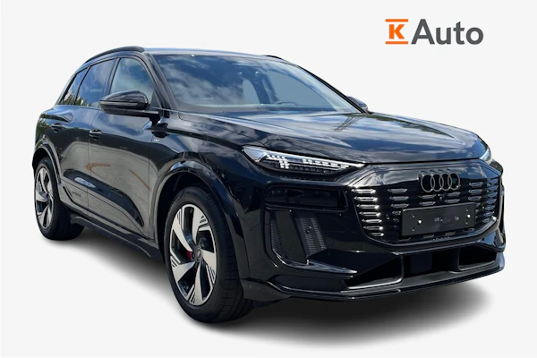 Audi Q6 e-tron e-tron quattro S line I Ilmajousitus I MatrixI Koukku I Musta Optiikka I Sähkösäätöiset etuistuimet