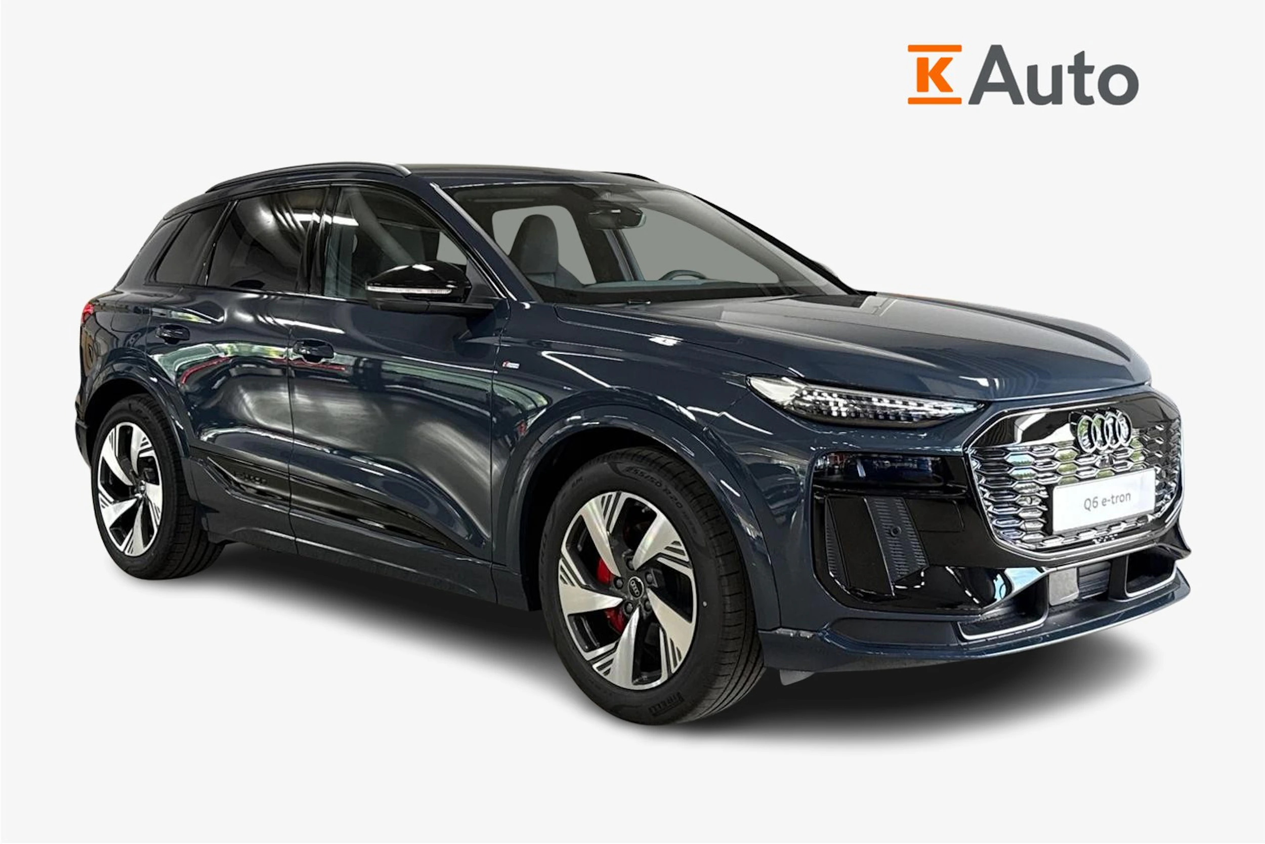 met. sininen Audi Q6 e-tron 2026 kuva 1.