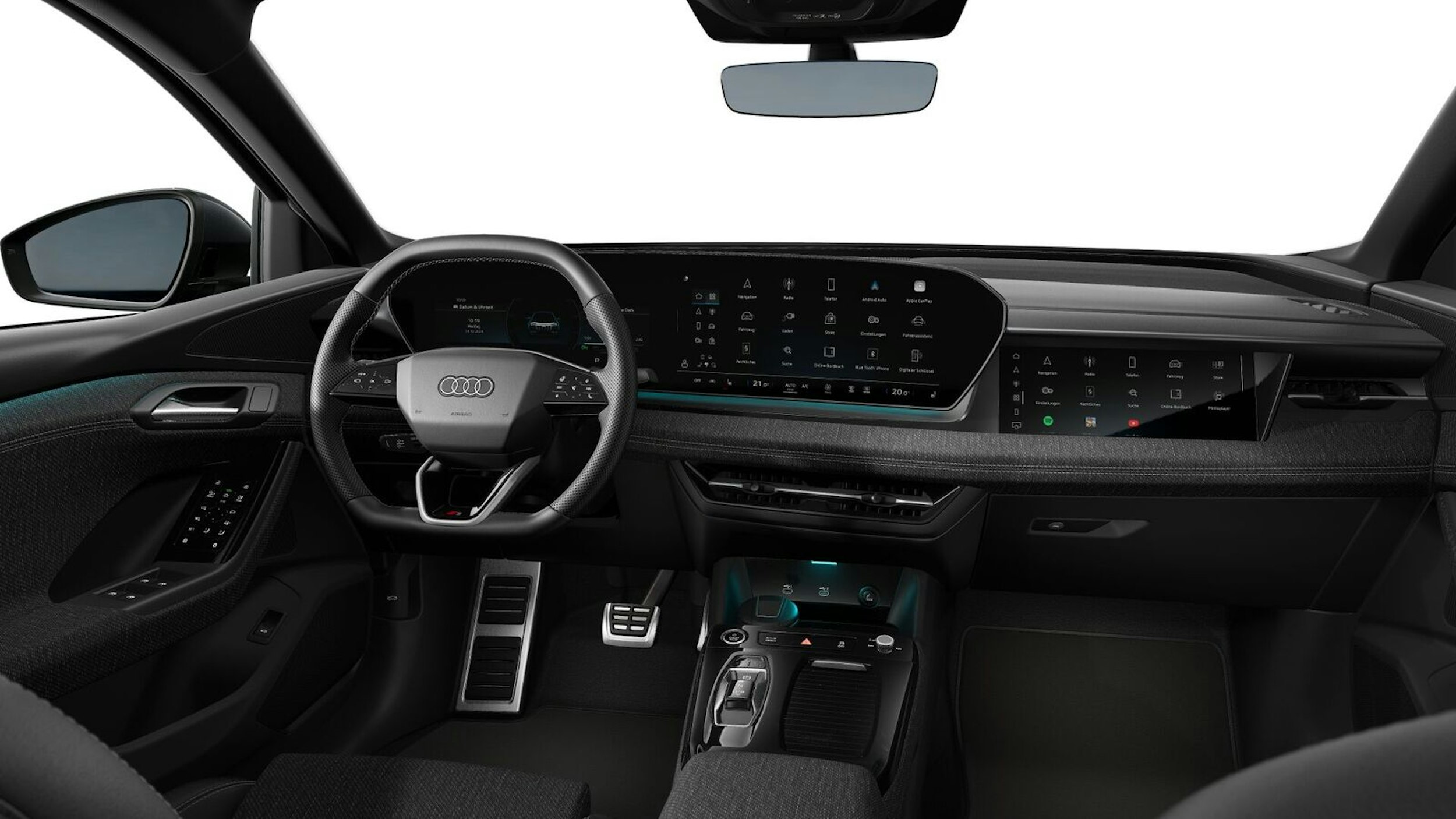 harmaa Audi Q6 e-tron 2026 kuva 8.