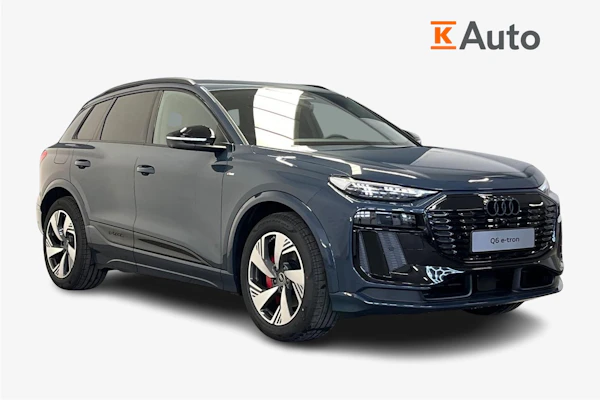 Audi Q6 e-tron quattro S line Plus B&O I HUD I Apukuljettajan näyttö I Musta Optiikka Pro I Ilmajousitus