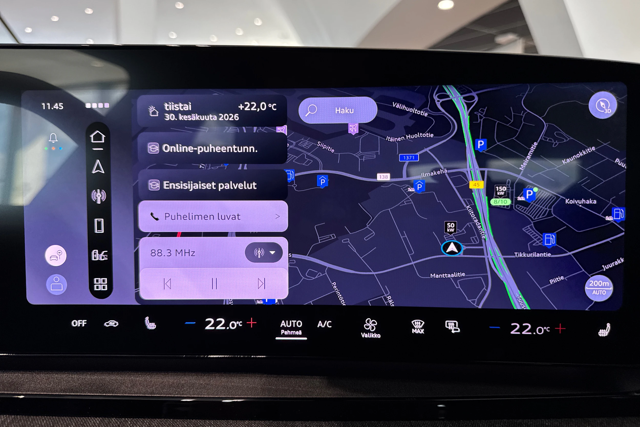 musta Audi Q6 e-tron 2026 kuva 14.