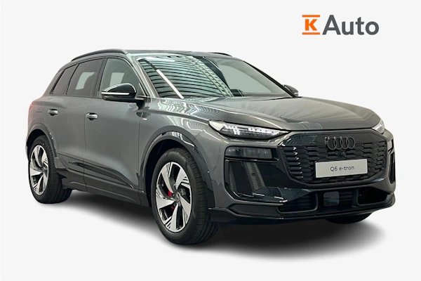 Audi Q6 e-tron e-tron quattro S line Panoraamakattoluukku I Musta optiikka Pro I Ilmajousitus I Kojelautakamera