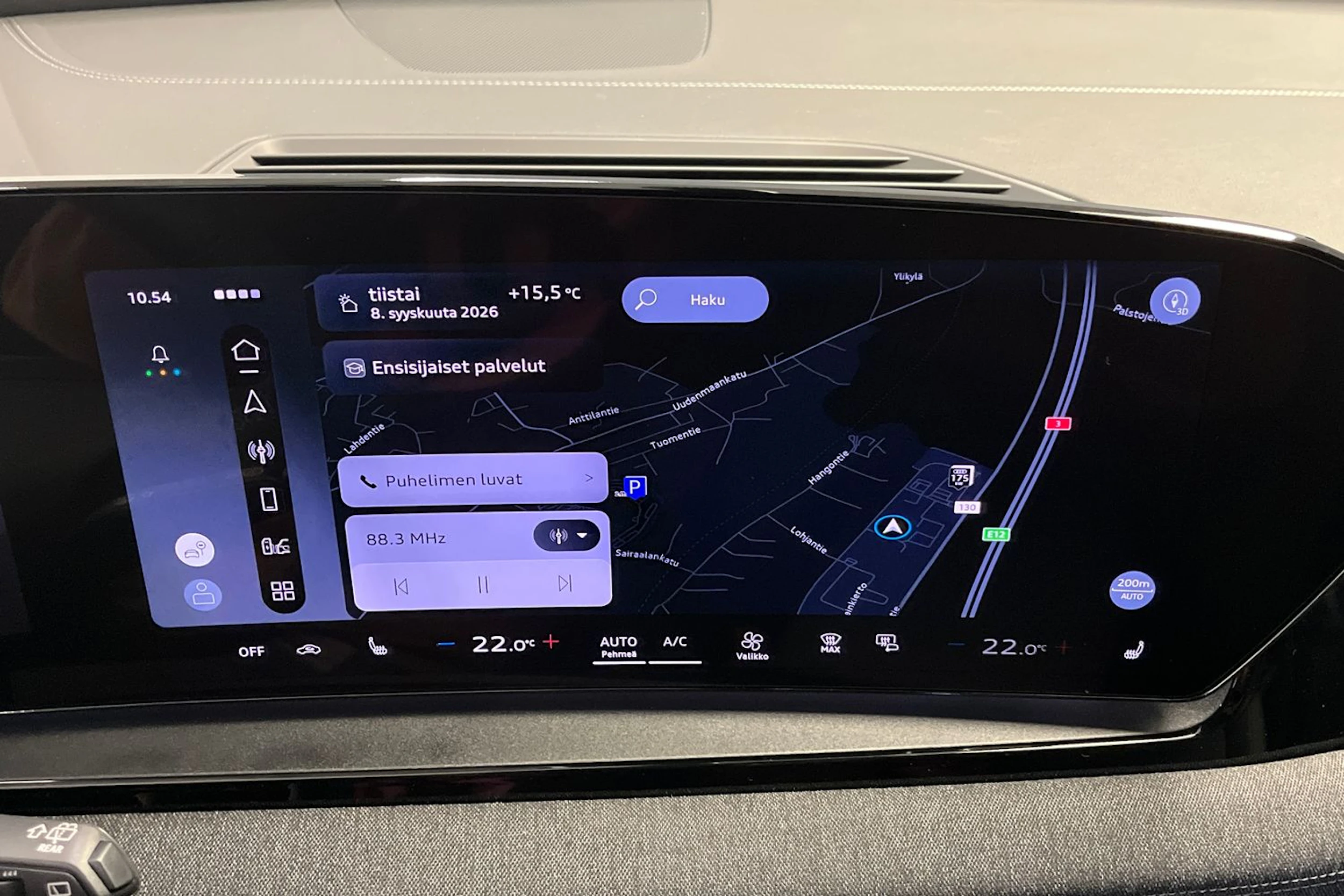 mythos musta Audi Q6 e-tron 2026 kuva 17.
