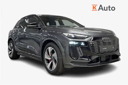 harmaa Audi Q6 e-tron 2026 kuva 1.