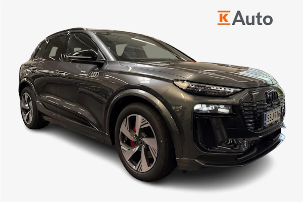 Audi Q6 e-tron quattro S line Plus | HUD | B&O | Ilmajouset | Koukku | S Line | Musta Optiikka